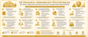 10 Denkmal-Immobilien-Steuertricks, mit denen Vermieter in Deutschland legal Tausende Euro sparen können