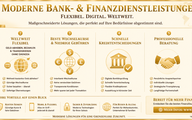 🌍 Moderne Bank- und Finanzdienstleistungen neu gedacht