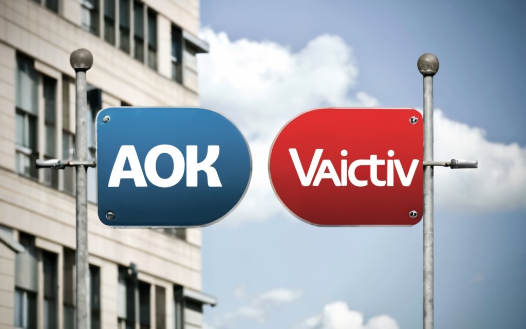 Vergleich zwischen AOK und viactiv Krankenkasse