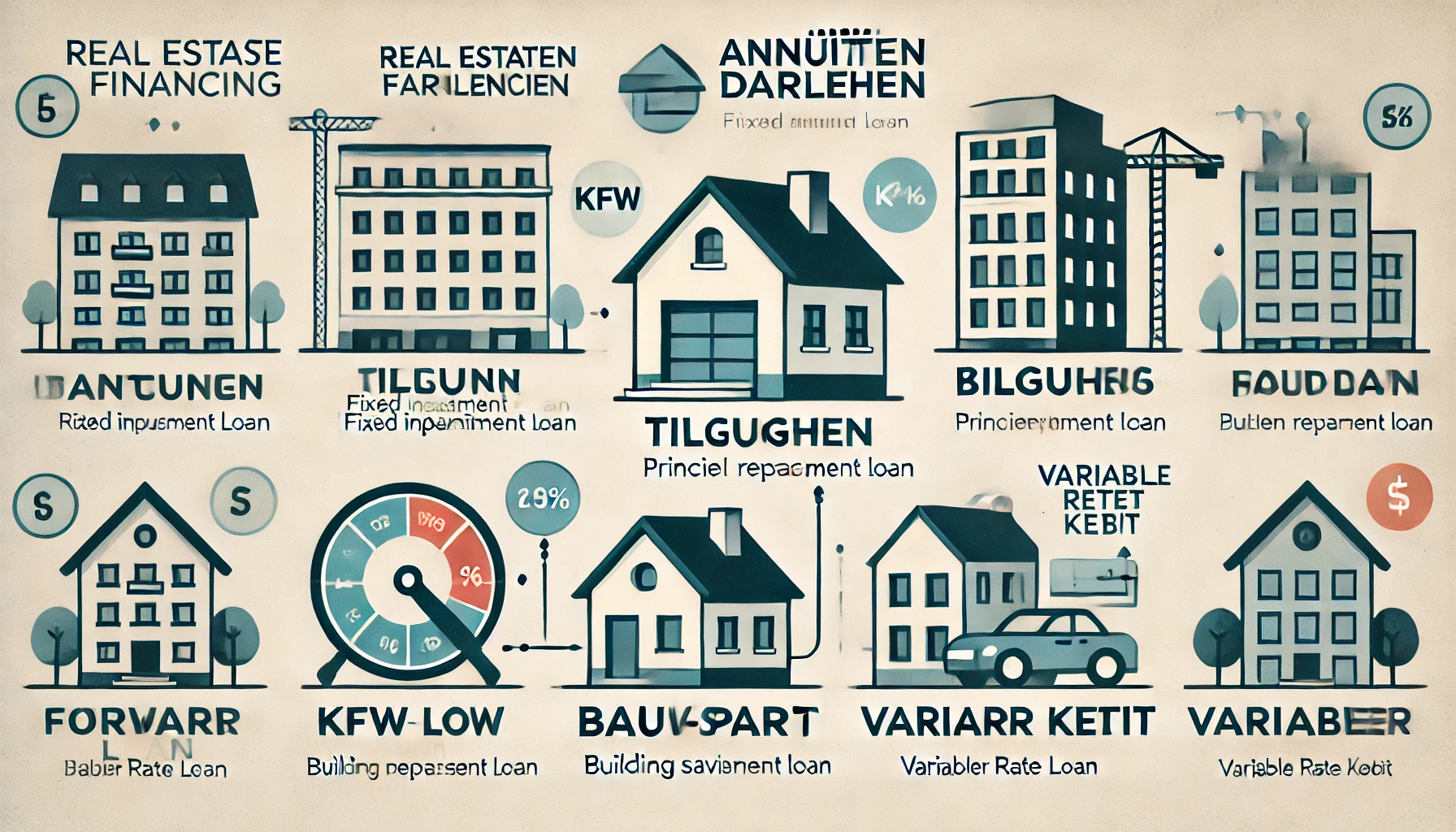 Immobilienfinanzierung: Welche Kreditarten gibt es?